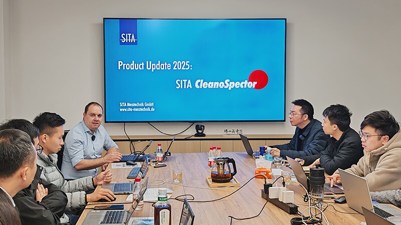 德國(guó)SITA公司到訪佛山翁開爾進(jìn)行技術(shù)交流培訓(xùn)