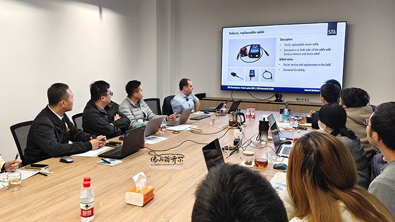 德國(guó)SITA公司到訪佛山翁開爾進(jìn)行技術(shù)交流培訓(xùn)