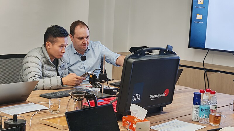 德國(guó)SITA公司到訪佛山翁開爾進(jìn)行技術(shù)交流培訓(xùn)